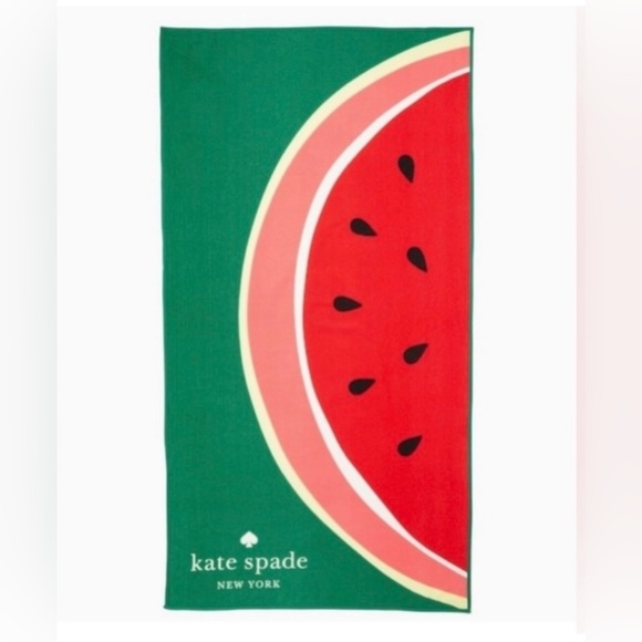 ♠️ Kate Spade 🍉 Watermelon Beach Towel - Picture 3 of 6